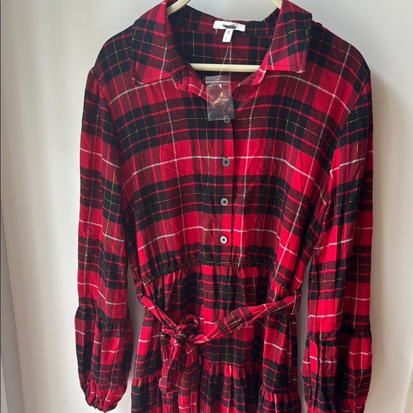 Plaid dress size Large, NWT - Picture 3 of 12